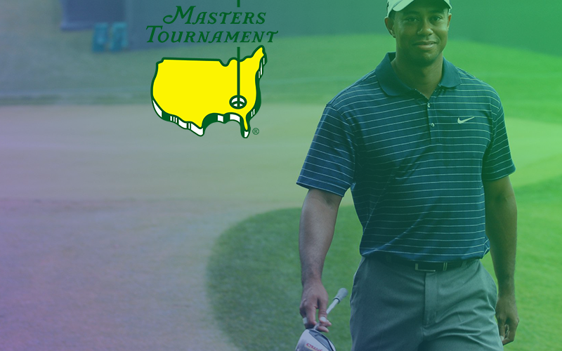Tiger Woods Masters Gradient